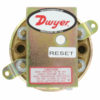Dwyer 1900 series with manual reset button