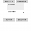 Comac Cal F33 Bluetooth App Screenshot
