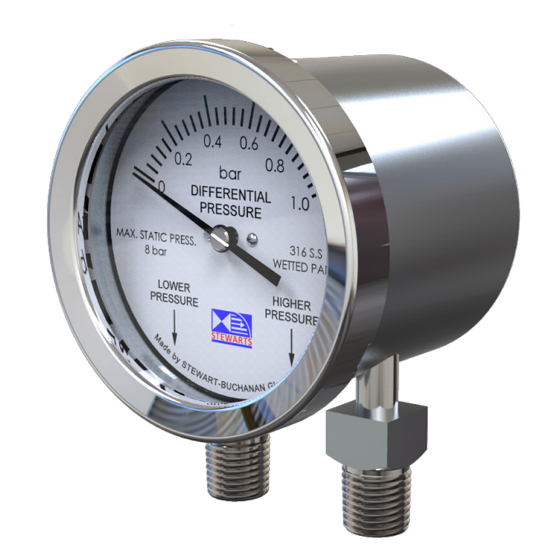 Stewarts 4503PCD Differential Pressure Gauge